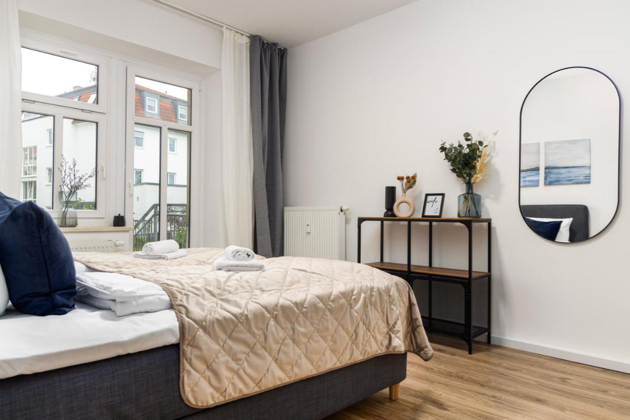 Design 2R Apartment Dresden Neustadt - Garten - Elbnahe - Airport Bagian luar foto